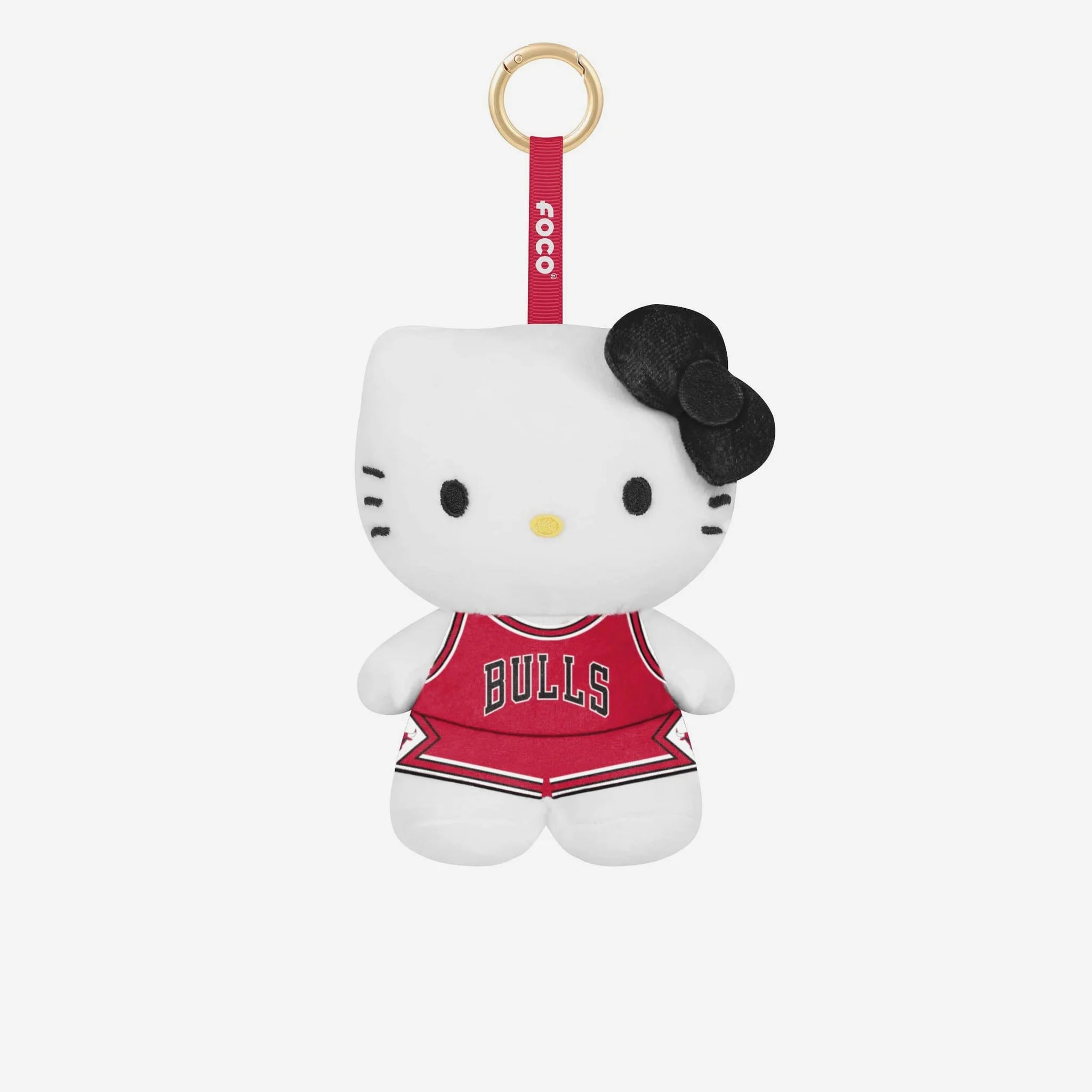 Chicago Bulls Plush Hello Kitty Bag Charm Keychain