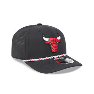 Bulls New Era Black Performance 970