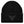 A black ribbed knit beanie hat featuring an embossed Chicago Bulls logo on the front cuff and a small '47 brand tag on the side, shown against a plain white background.