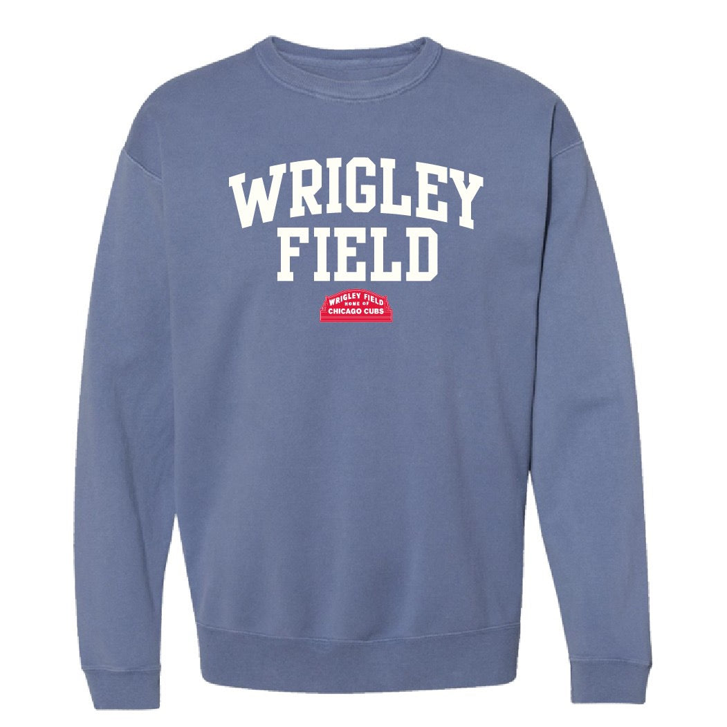 Wrigley Field Soft As A Grape Name & Marquee Crew Neck