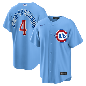 Cubs Nike Pete Crow-Armstrong Alt. Blues Replica Jersey