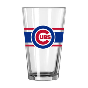 Cubs Stripe Pint Glass