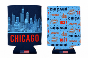 Chicago Skyline Print Coozie