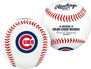 Cubs Rawlings Logo Baseball