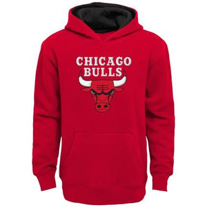 Bulls Child Primary Logo Pullover Hoodie SMU-Red