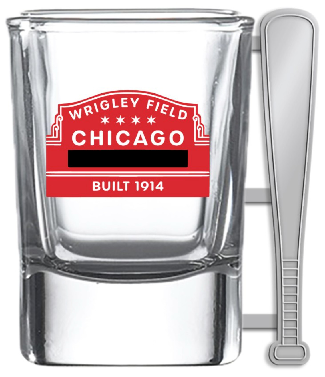 Wrigley Field Bat Shotglass
