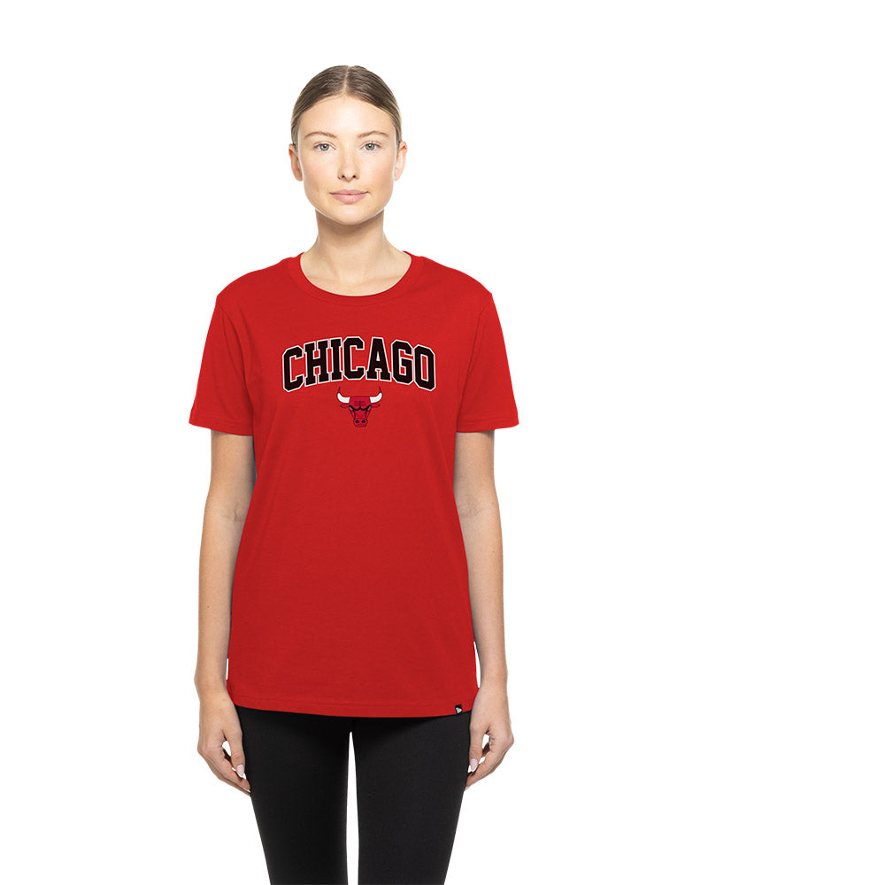 Bulls New Era Ladies Distressed Shirt