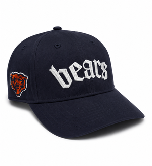 Bears New Era Ladies Gothic Font Cap