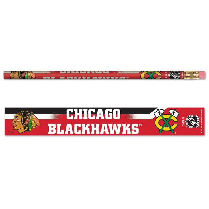 Blackhawks Single Pencil (48pk)