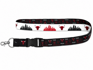 Bulls All Over Lanyard