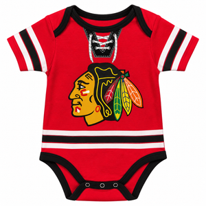 Blackhawks Newborn Hockey Pro Creeper