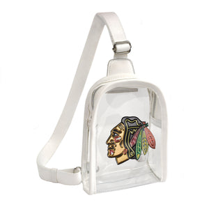 Blackhawks Clear Mini Sling Bag