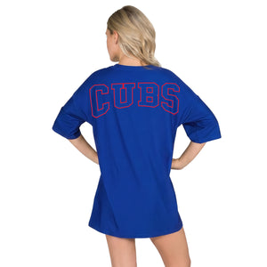 Cubs Ladies Mosaic All Over Print Nightshirt