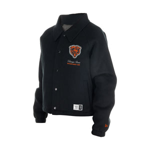 Bears New Era Ladies Fan Collection Varsity Jacket