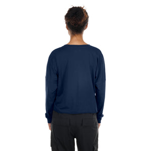 Bears New Era Ladies Fan Collection Boxy Long Sleeve