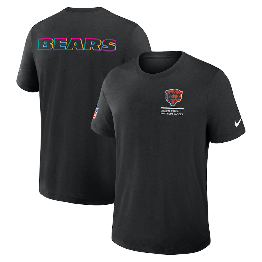 Bears Nike 2025 NFL Crucial Catch T-shirt