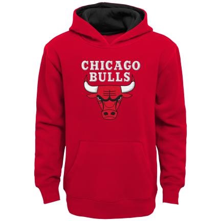 Bulls Youth Primary Logo Pullover Hoody SMU-Red