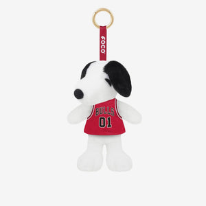Bulls Snoopy Backpack Clip Key Ring