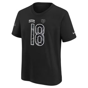 Black t-shirt with number 1 and team logo on a white background