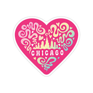 Chicago Squiggly Decal