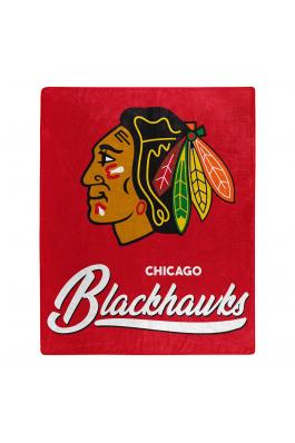 Blackhawks Raschel Blanket