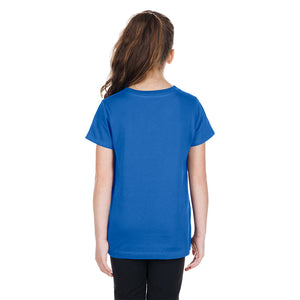 Cubs New Era Girls Flip Sequins Royal Shirt