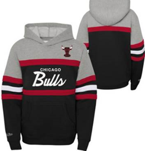 Bulls Mitchell & Ness Youth Head Coach Hoody