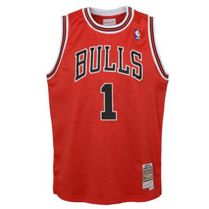 Bulls Mitchell & Ness Youth Derrick Rose Swingman Jersey