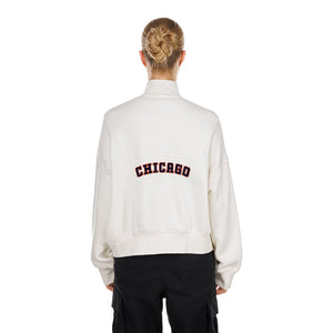 Bears New Era Ladies Fan Collection Quarter Zip