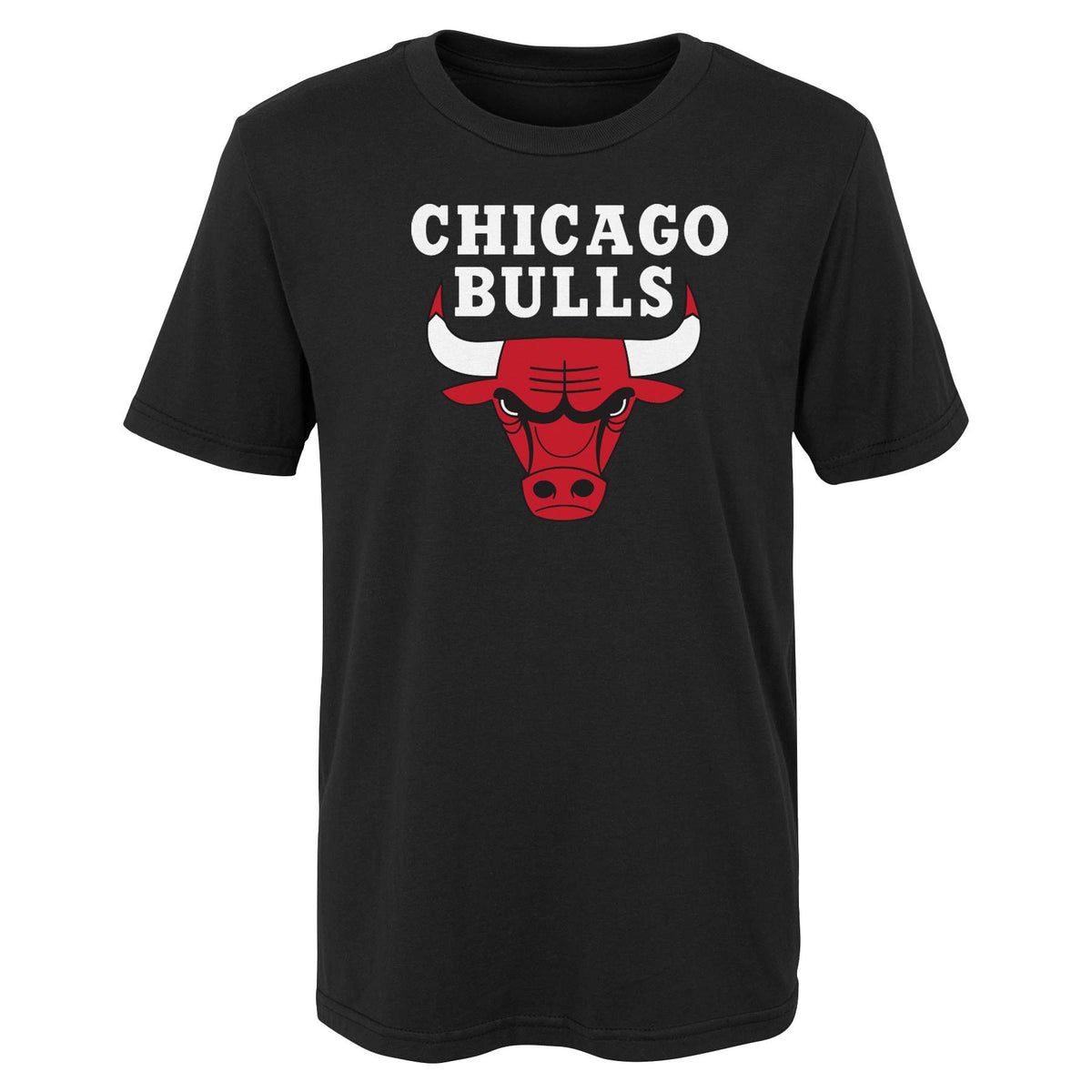 Bulls Youth Primary Logo T-shirt-Black
