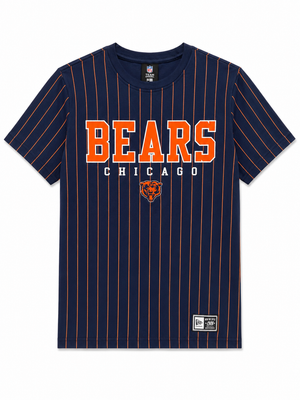 Bears New Era 2026 Pinstripe T-shirt