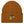 A ribbed knit beanie hat in a warm brownish-orange tone, featuring a folded cuff with the Chicago Blackhawks logo embroidered on the front and a small black '47 brand tag on the right side.