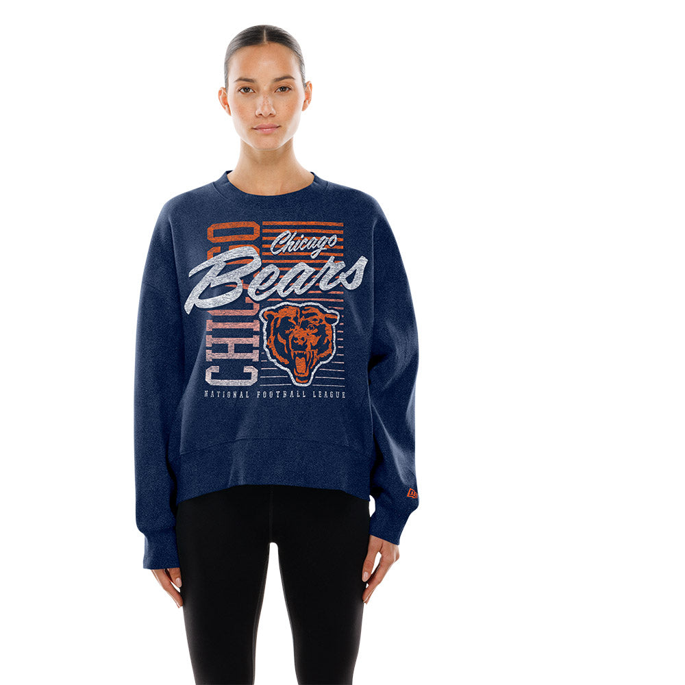 Bears New Era Ladies Screen Print Crewneck