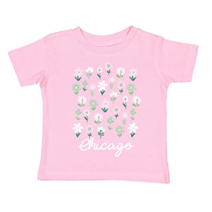 Chicago Toddler Girls Flower T-Shirt
