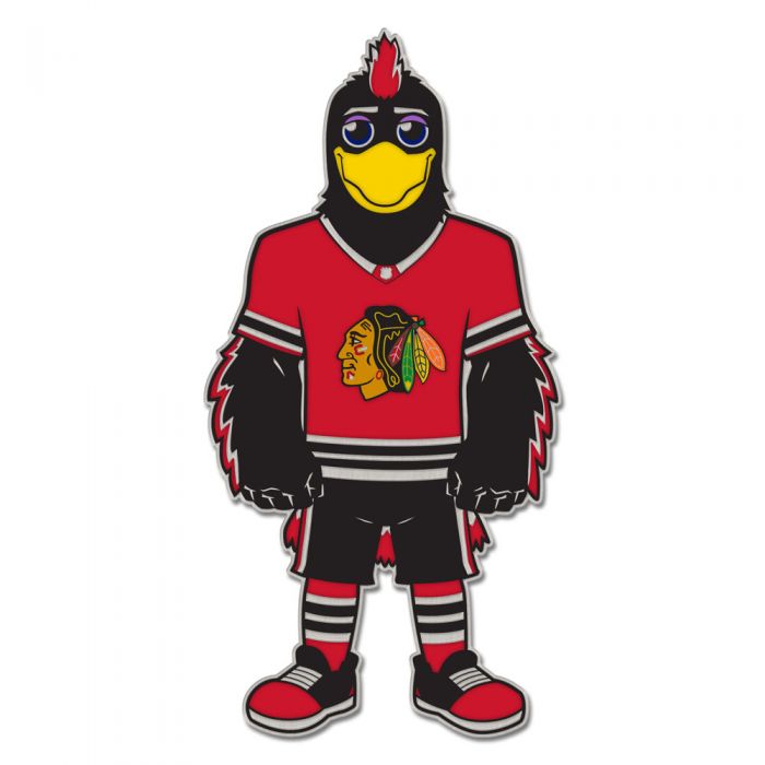 Blackhawks Mascot Pin
