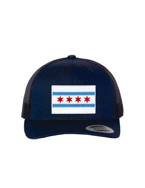 Chicago Navy Flag Trucker Cap