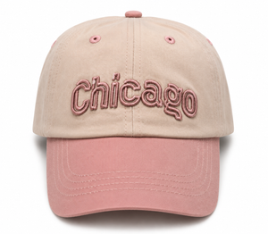 Chicago Youth Retro Pink Cap