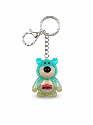 Wrigley Field Belly Teddy Keychain - Green