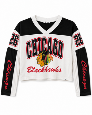 Blackhawks ’47 Ladies Metro Jersey Longsleeve