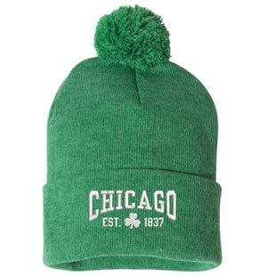 Chicago Est. Clover Pom Knit
