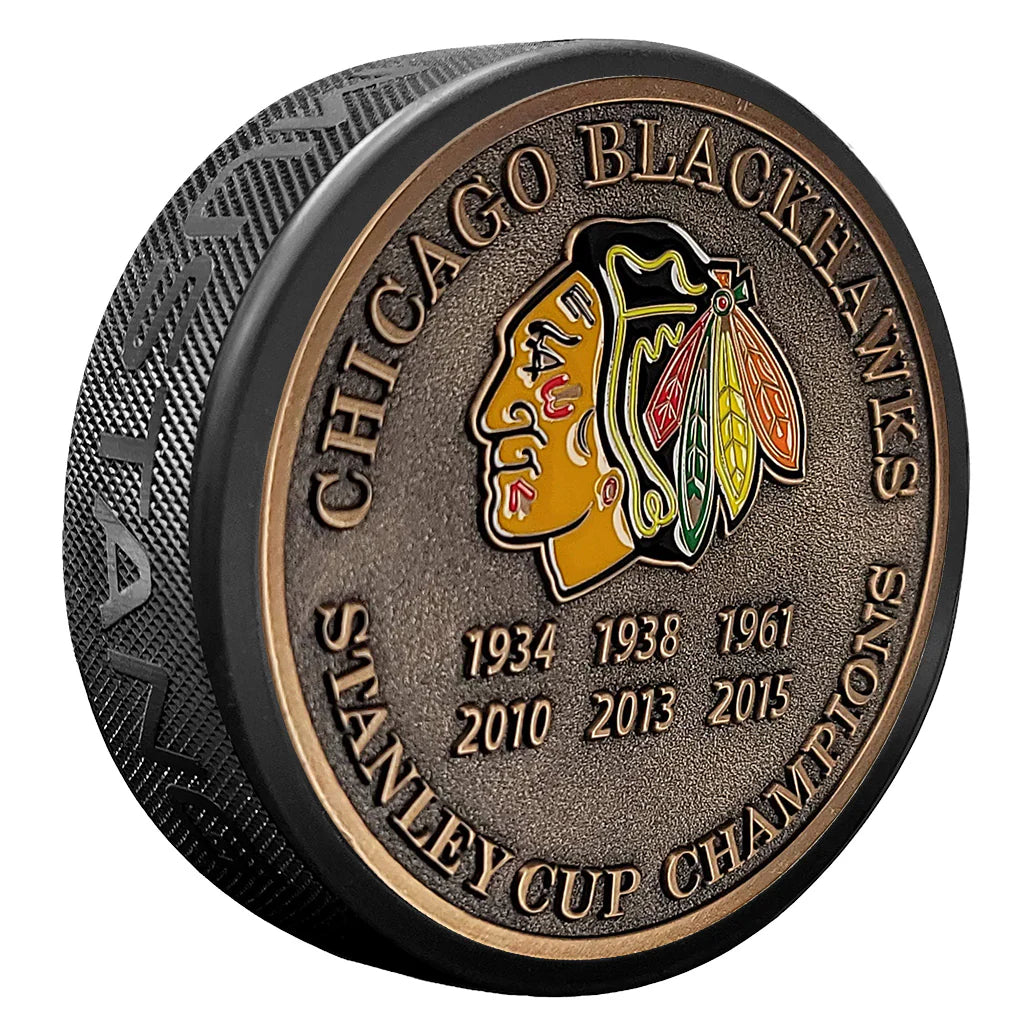 Blackhawks Stanley Cup Medallion Puck