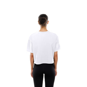 Bulls New Era Ladies Boxy Cropped Shirt