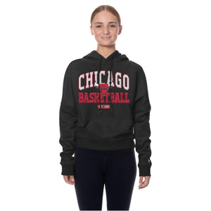 Bulls New Era Ladies Throwback Collection Hoody(D)