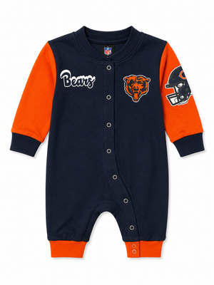 Bears Newborn Endzone Snuggler Coverall