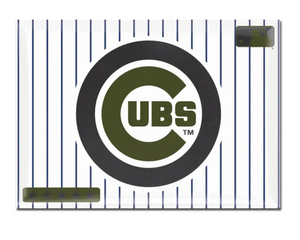 Cubs Camo Metal Magnet