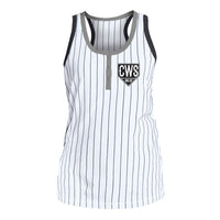 White Sox New Era Ladies Pinstripe Tanktop-(D)