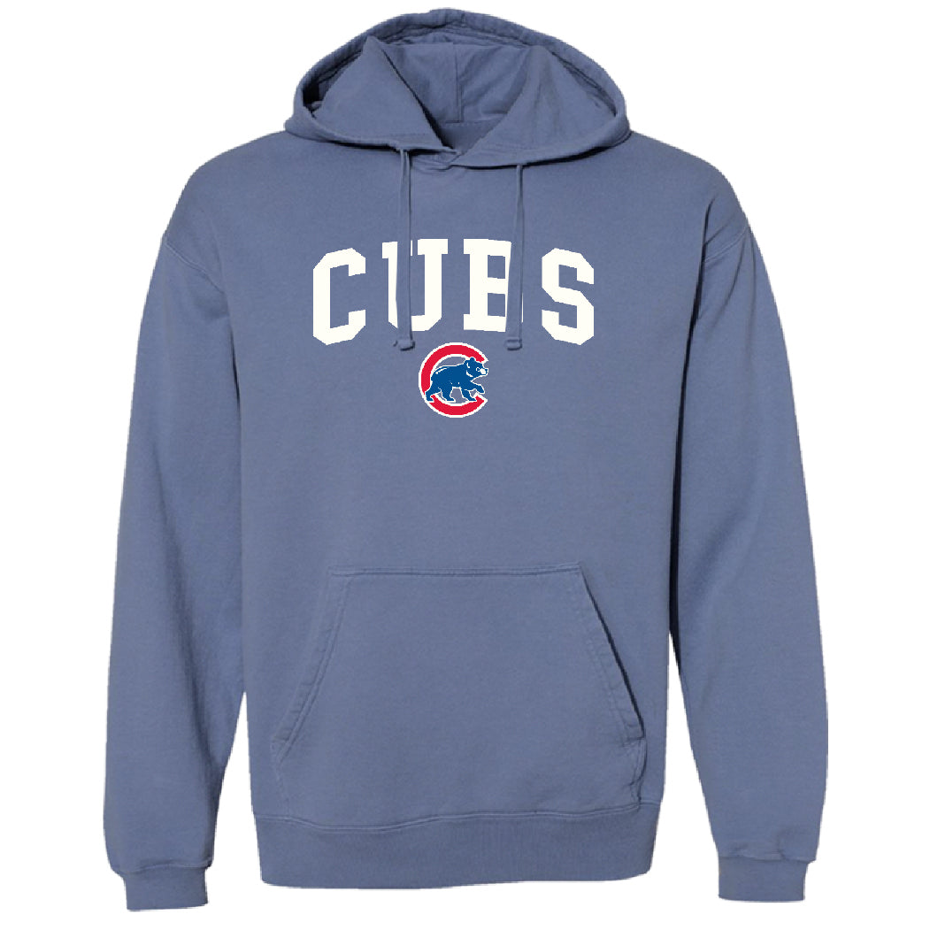 Cubs Soft As A Grape Ladies Soft Washed Pigment Dyed Hoody