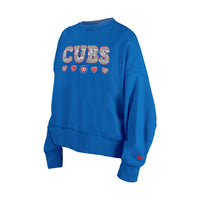 Cubs New Era Girls Flip Sequins Sweatshirt