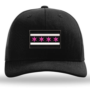 Chicago Pink Star Trucker Hat
