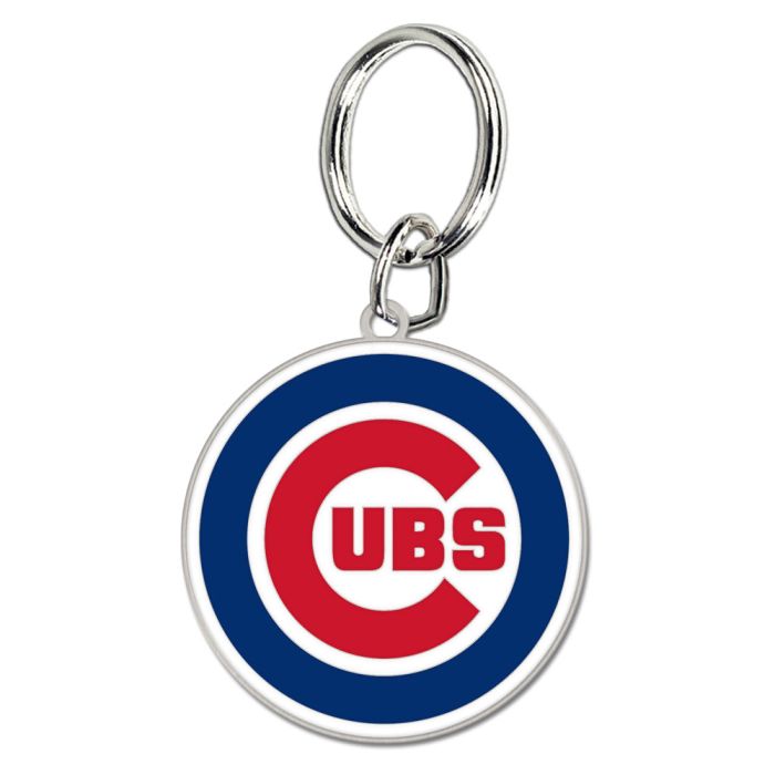 Cubs Cloisonné Key Ring